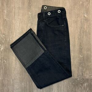 Rag & Bone Trompe L’Oeil Indigo Selvedge Cuff Grommet Jeans W29 L26